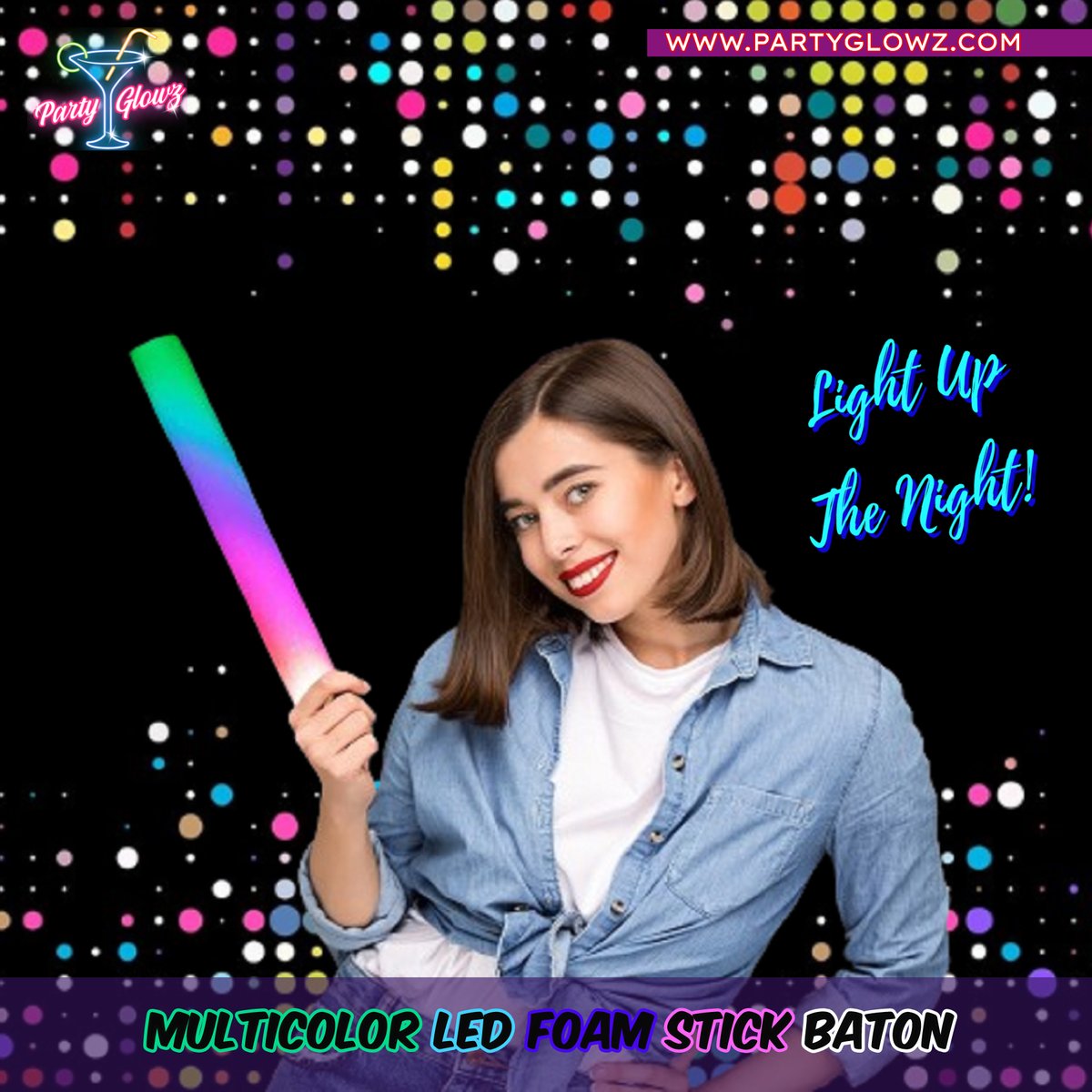GlowzParty's tweet image. Get Ready To Light Up Your Next Party Or Event 🌟✨ 
Illuminate Your Next Celebration &amp;amp; Multicolored Glow Fun With LED Flashing Foam Stick Baton! ✨💫👉tinyurl.com/5cjadnua 

#lightupthenight #lightuptheparty #ledlightstick #ledglowstick #ledfoamstick #ledstick #lightupstick