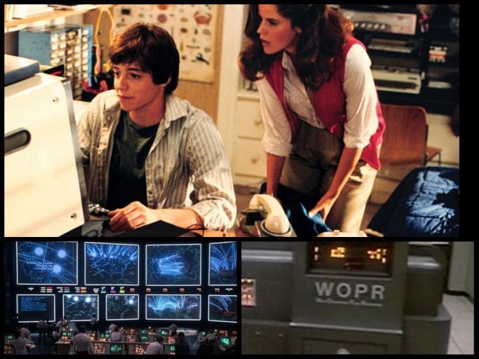 1983: WarGames was released. In the movie, high school hacker David Lightman wardialed a NORAD computer, guessed a weak password, and nearly triggered World War III. In the loosely related sequel released 3 years later, he hacked his high school's computer and skipped school. 😉