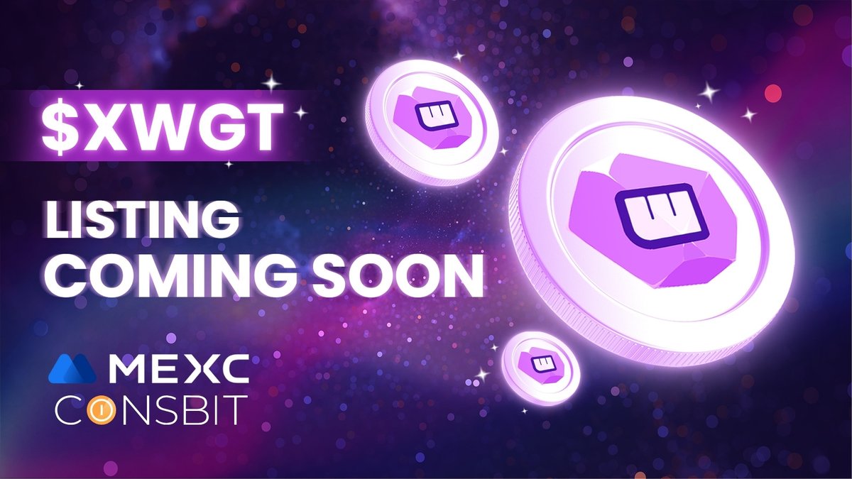 $XWGT is preparing for listing on @MEXC_Official and @c0insbit! 🚀

🗓️ Mark your calendars!

⏲️ June 5th at 10:00 UTC

#WodoNetwork  #cryptolisting #TokenSale #IEO #Tokenization #NewListings