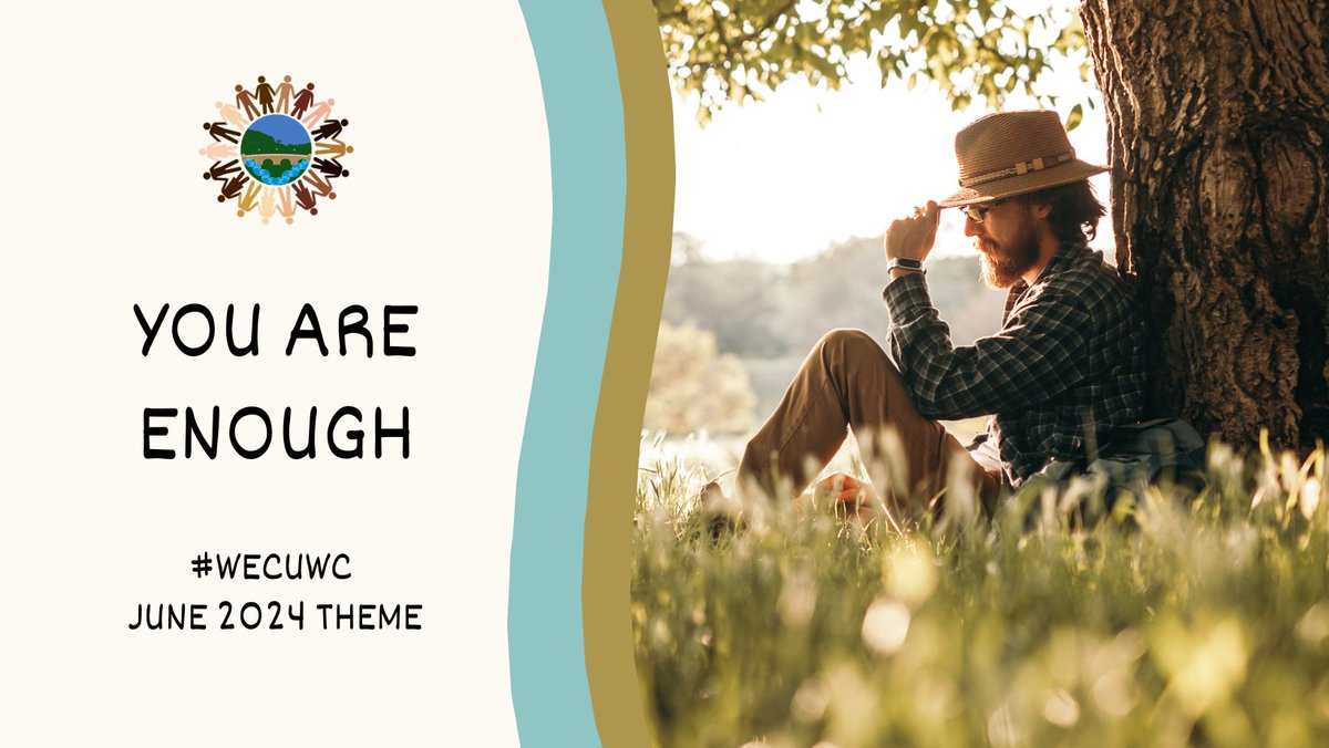 WarrenCoalition's tweet image. Our #WeCUWC theme for June is: You are enough.
Many of us feel like we have to DO more and more and more in order to have any value to others. But you, just as you are, are enough. Remind yourself of that each day and share it with others. Because we ALL need to hear it.