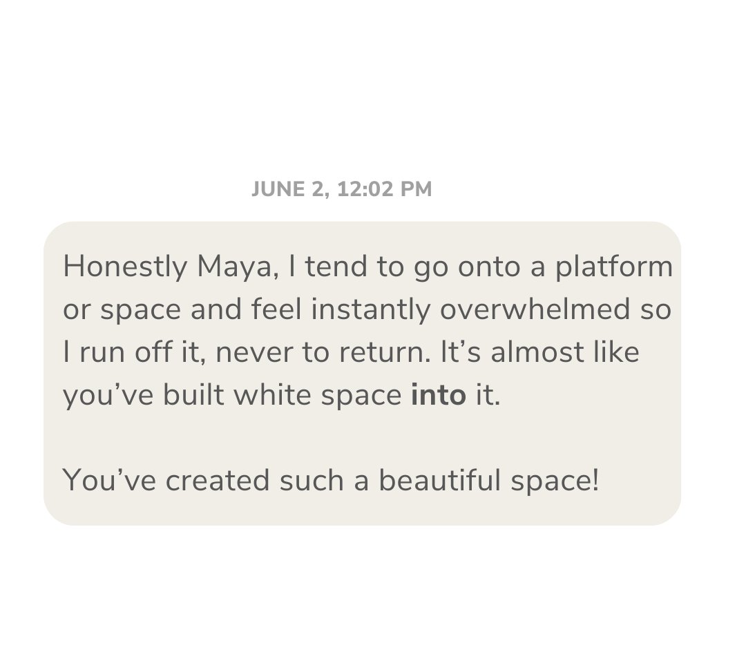 As someone who is easily overwhelmed by platforms, this CWC feedback is validating. I wanted to create an online space that felt intuitive for writers to navigate (&amp; I created a “how-to” guide for introverts using the CWC platform!).

We’re reached capacity for June in just under