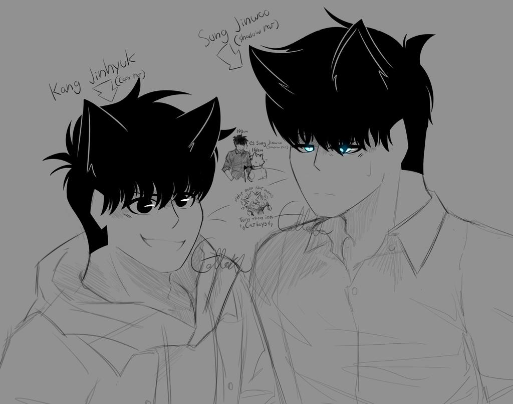 TheluckCatlord's tweet photo. I am getting better at drawing by drawing manhwa protagonists.

Hot guys hot guys turn them into catboys~ https://t.co/N1WHOXnUJI