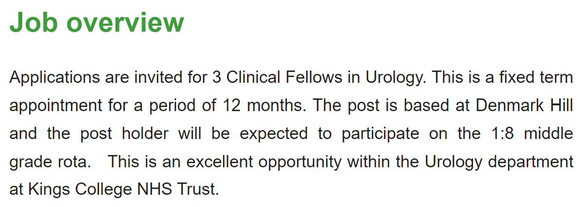 KCH_Urology (@urology_kch) on Twitter photo We have 3x Clinical Fellow posts available at our Denmark Hill site! Closing date 17/6/24.
kch.nhs.uk/current-vacancā¦
<a href="/KingsCollegeNHS/">King's College NHS</a> We have 3x Clinical Fellow posts available at our Denmark Hill site! Closing date 17/6/24.
kch.nhs.uk/current-vacancā¦
<a href="/KingsCollegeNHS/">King's College NHS</a>