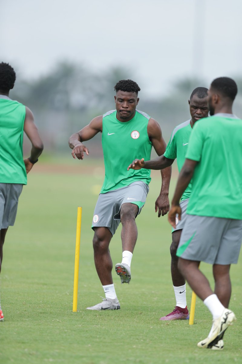 Only fifteen Eagles trained on Monday. It was an intense session hence coach Finidi George has told the players to do a recovery session with the team's Physio later this evening. <a href="/NGSuperEagles/">🇳🇬 Super Eagles</a>