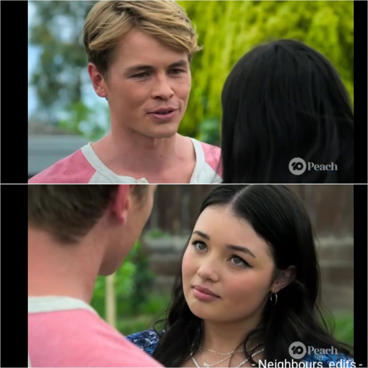 neighbours_edit's tweet photo. Just how cute are these two with their ILoveyous #Cuties #Neighbours #Syron @neighbours https://t.co/w6OsxTMXhL