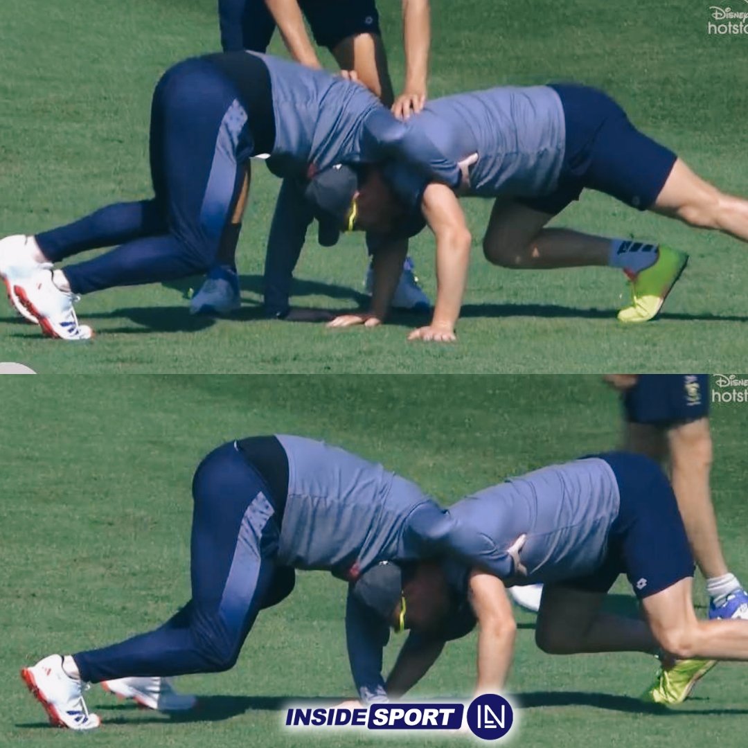 InsideSportIND's tweet photo. Tug of war between Heinrich Klaasen and David Miller 😅
📷:- Disney+ Hotstar
#DMiller #HKlaasen #SLvSA #T20WC2024 #Insidesport #Crickettwitter https://t.co/1OFhdcyg7E