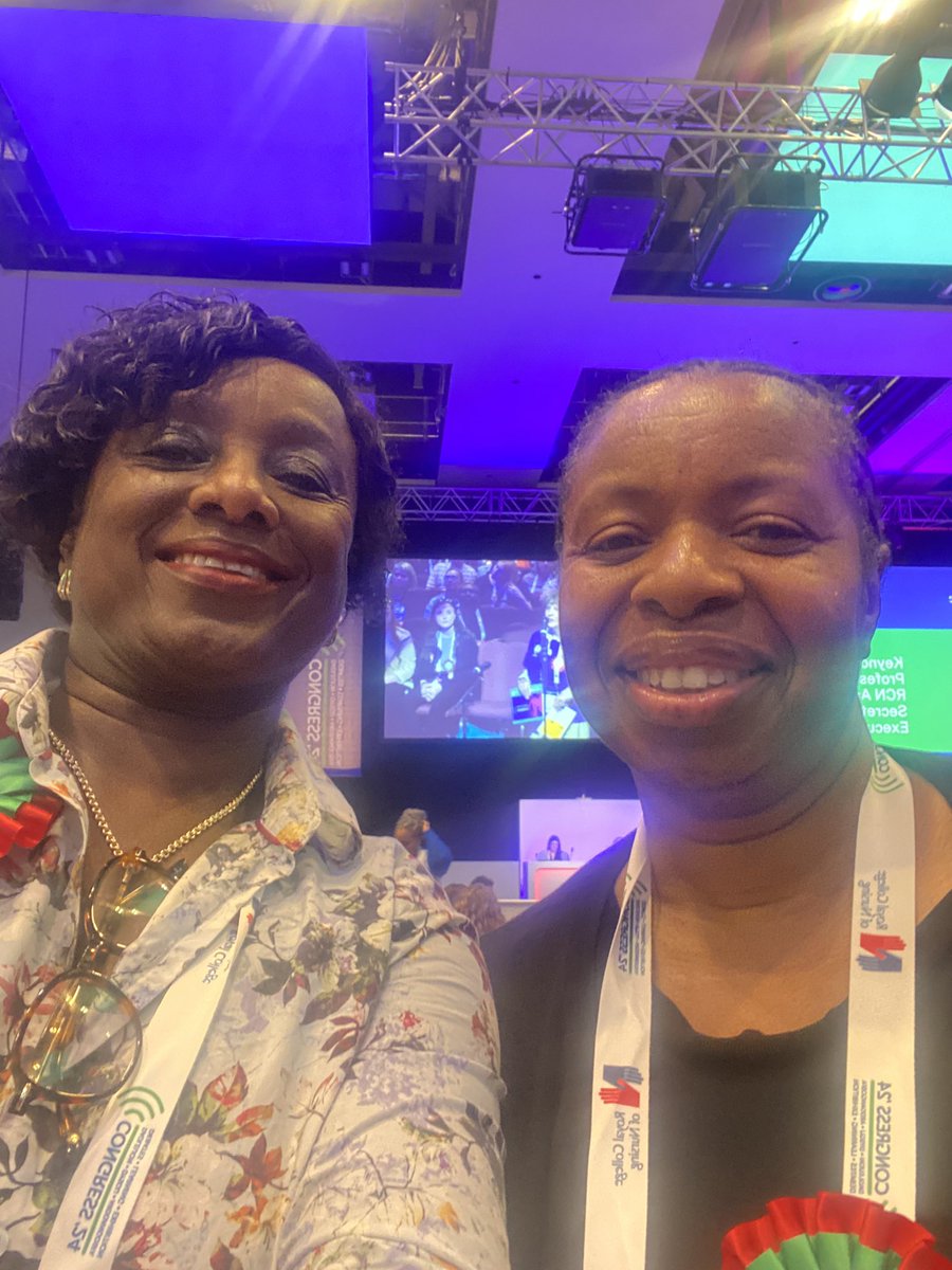 It’s was nice catching up today in congress#RCN24 in Newport, Wales