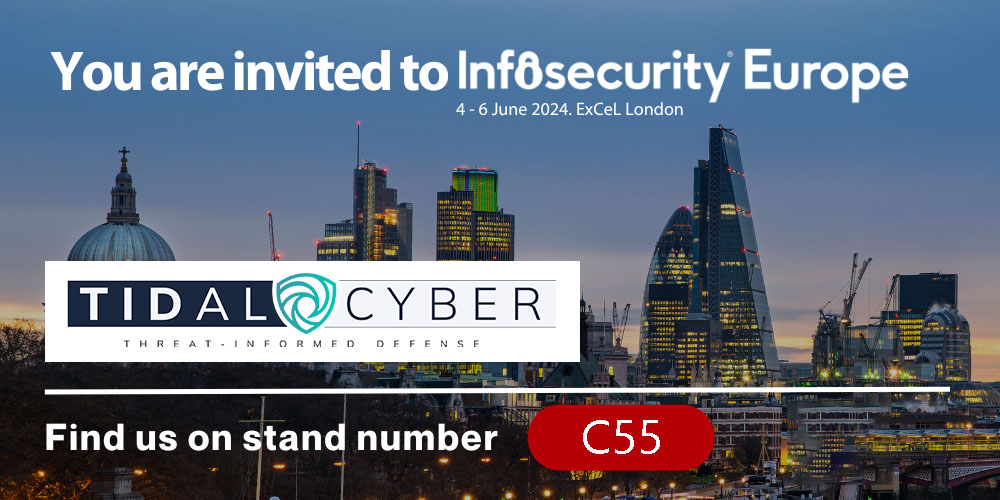 Meet us in London tomorrow at <a href="/Infosecurity/">Infosecurity Europe</a> Europe! <a href="/RickGordon_/">Rick Gordon</a> and <a href="/advemuian/">Ian</a> will be giving demos at booth C55 to show how <a href="/TidalCyber/">Tidal Cyber</a> can operationalize your #ThreatInformedDefense to focus on the cyber threats that matter.
Schedule a meeting: hubs.la/Q02zg4pj0
