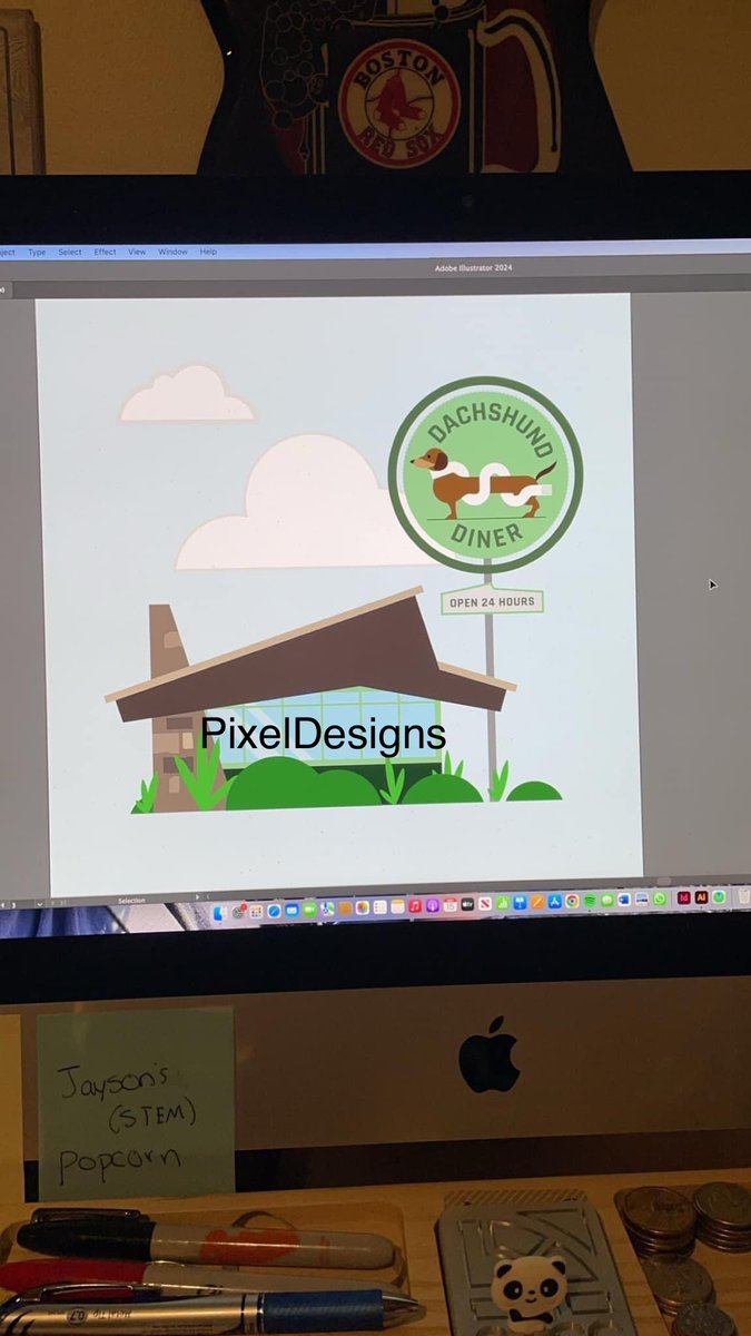 PixelDesigns24's tweet photo. Diner design. https://t.co/RanUwDtRmv