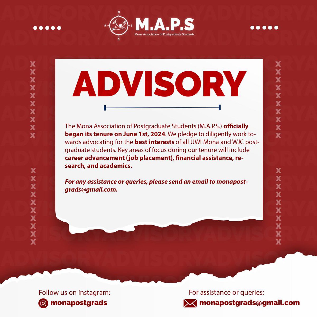 UWI M.A.P.S. tweet media