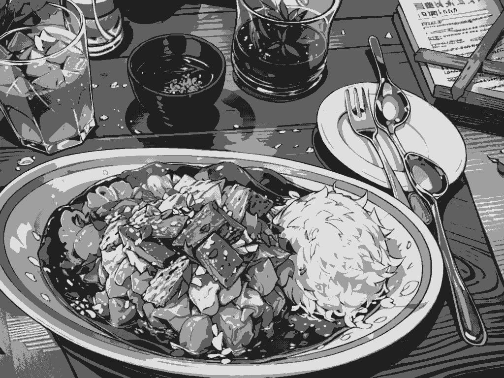 Nacarate_Offy's tweet photo. 豚カレにご飯はうまいです。 https://t.co/9PidrAv137