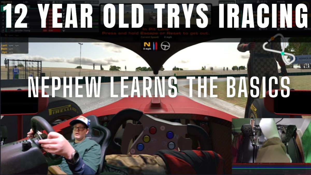 R3VLIMIT3R's tweet photo. 12 Year Old Nephew Try's iRacing In the F4 Cars https://t.co/qeQIKXsmcm #f4 #f1 #iracing #simracing #6sigma #logitech https://t.co/KmrnooATkV