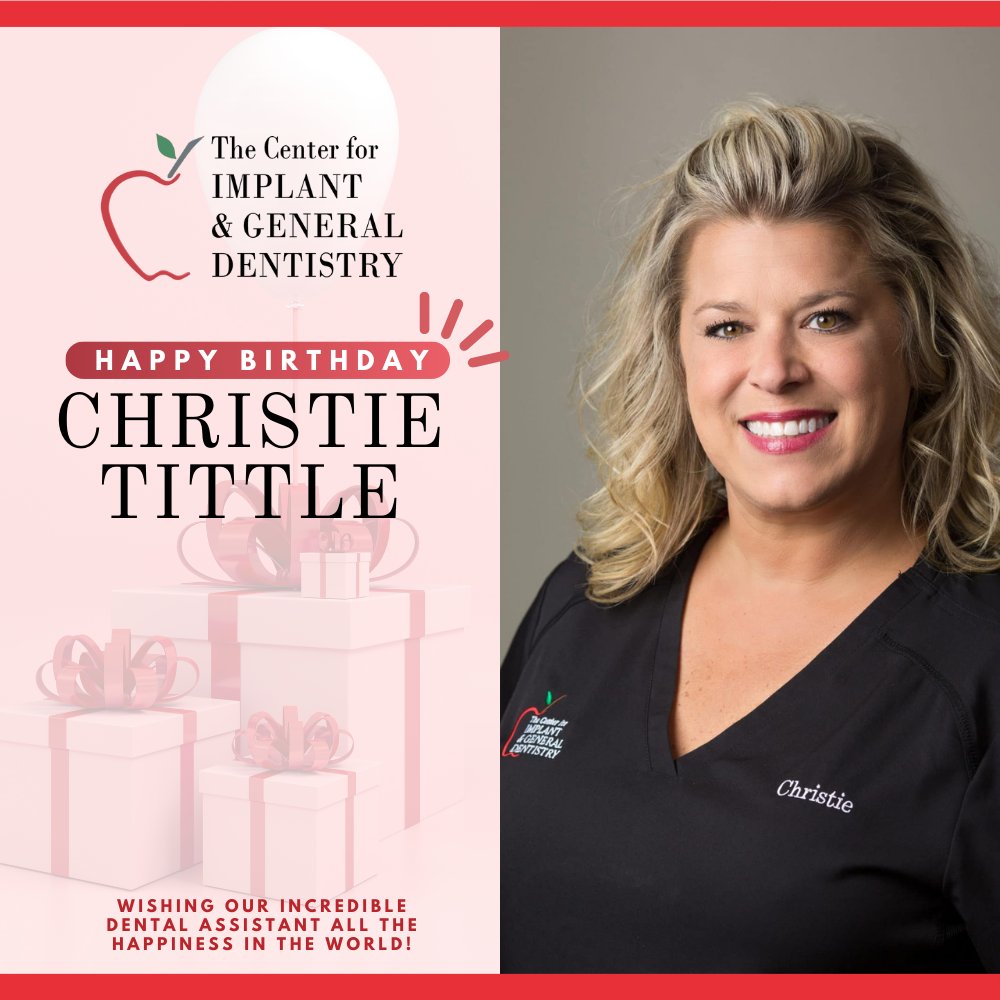 DentistsLindale's tweet photo. 🎉 Happy Birthday, Christie Tittle! 🎂

Wishing our incredible Dental Assistant Christie Tittle a day filled with smiles, laughter, and all the happiness in the world! Enjoy every moment, Christie! 

🎁 #HappyBirthday #DentalTeam #CelebrationTime 🎈 https://t.co/fn4JqxAuAF