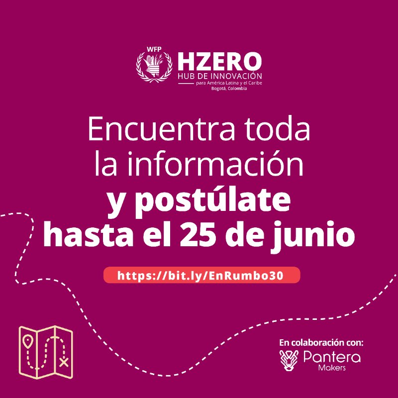 WFP_es's tweet photo. 🚀En nuestro Hub Regional de Innovación #HZero lanzamos el programa #EnRumbo30 para acelerar soluciones innovadoras que impacten positivamente población retornada, migrante y desplazada en Colombia.

@WFP_Colombia