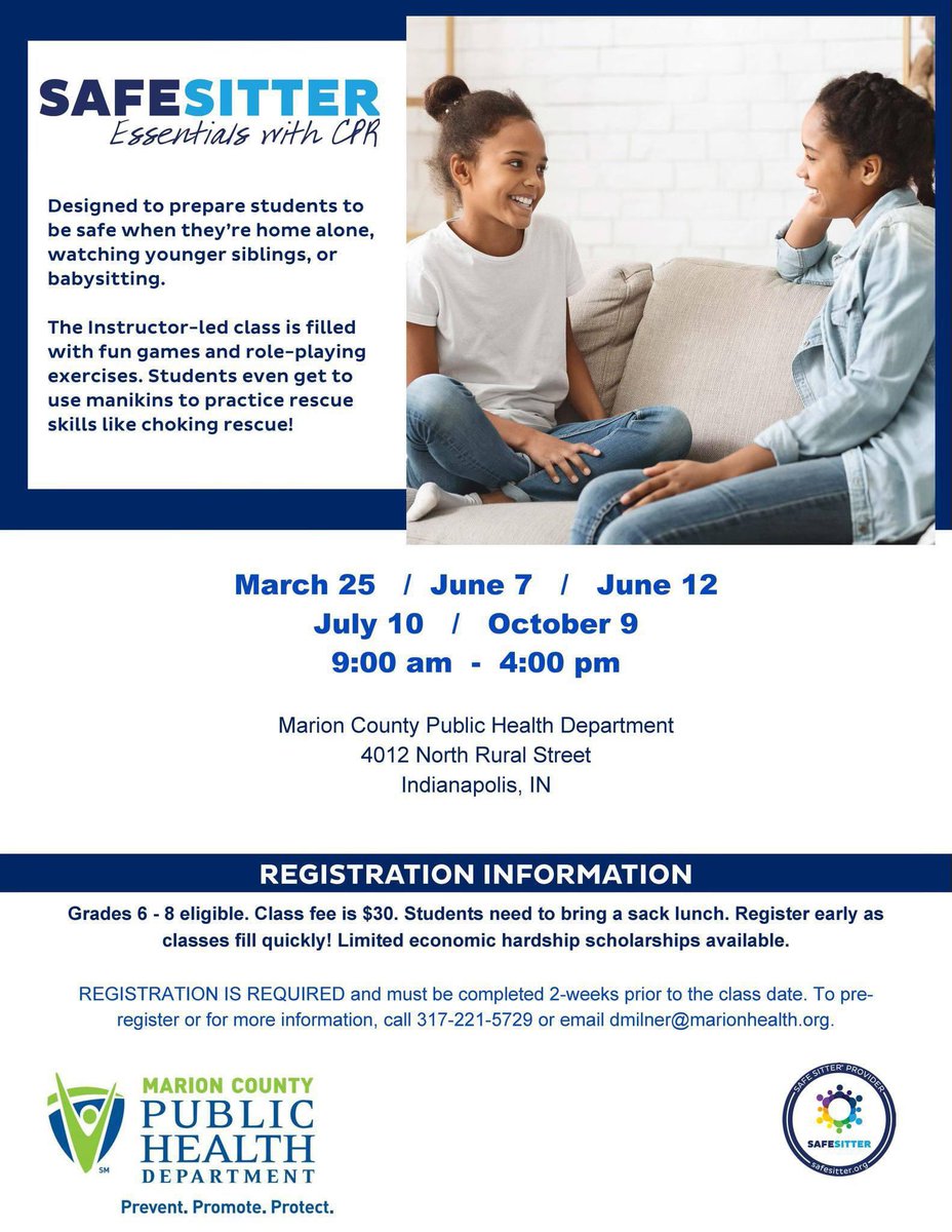 Please share this information from the Marion County Public Health Department!