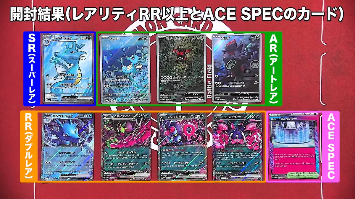 ナイトワンダラー BOX開封結果】 ACE SPEC：1枚 RR：4枚 AR：3枚 SR
