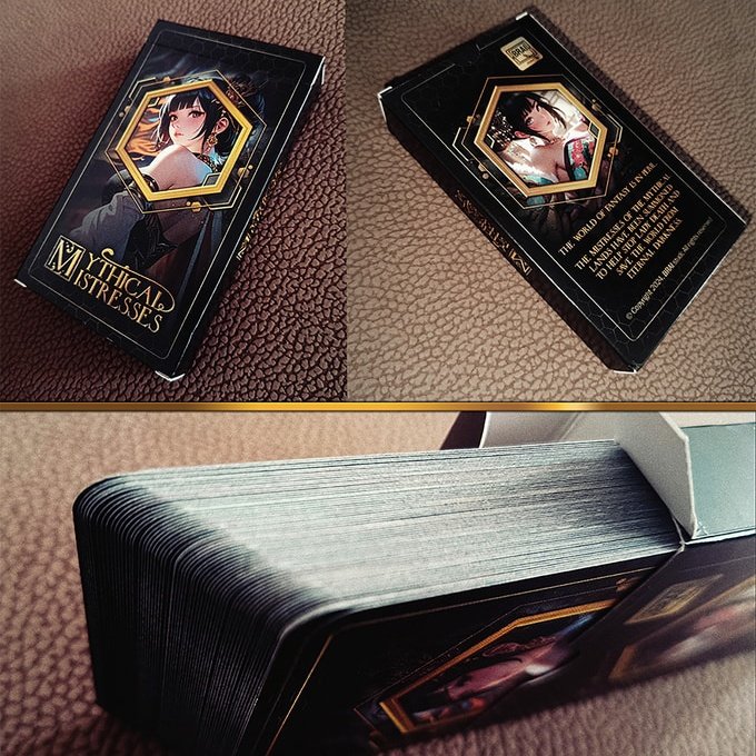 BraiStudio's tweet photo. Mythical Mistresses - a cool and sexy card game has its first 10 backers on Kickstarter!!!!
Let's gooo!!!!
45 more days.
Can we meet our goal in time? ❤️❤️
Help us make it and get your own deck to play with.
https://t.co/a8jdsGwR15

#cardgame #cards #gaming #kickstarter #anime https://t.co/6XEFqtX5Y6
