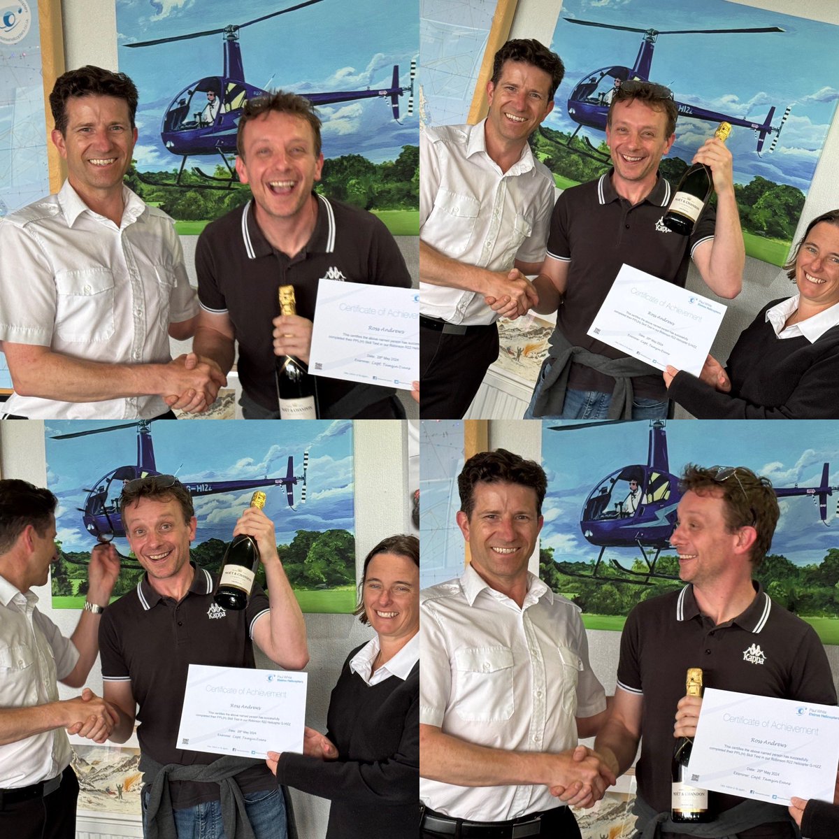 CONGRATULATIONS Capt. Andrews on passing your PPL(H) Skills Test 🎉

Like a boss Ross! What a fantastic achievement, looking forward to seeing you back for self fly hire soon! 🚁 

#congratulations #mondaymotivation #rosstheboss #pilot #ppl #flighttraining #learntofly