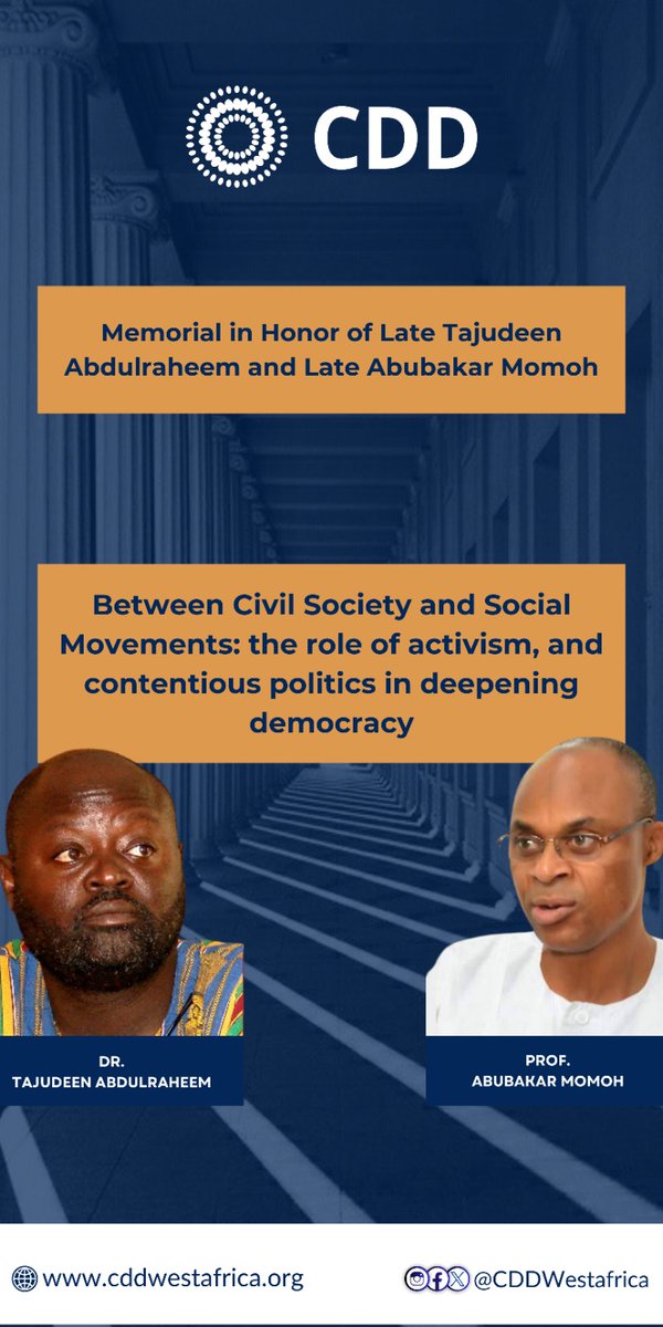 CDD West Africa tweet media