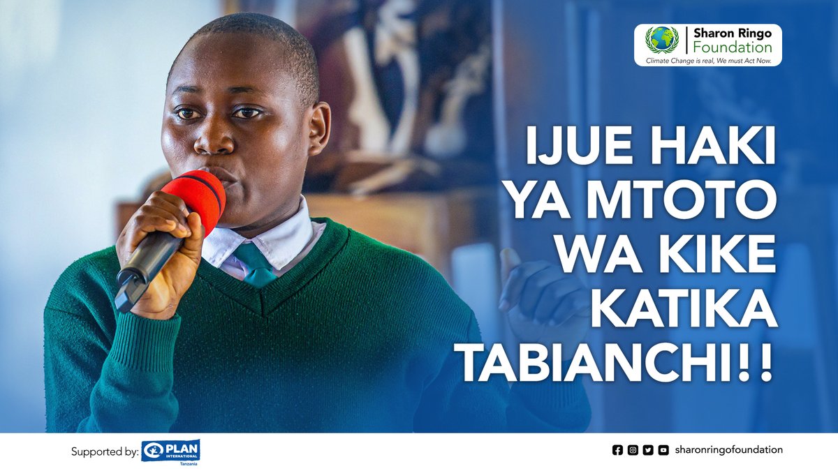 SRFoundation22's tweet photo. FULL VIDEO https://t.co/l14uyCh5AN

Haki ya watoto wa kike katika mabadiliko ya tabianchi.  

🔊 mwanafunzi Naomi Moshi Hosein  

📍Kisarawe - shule ya sekondari masaki | Kisarawe District | Masaki Ward 

 #RaisingVoices #GreenGeneration #SchoolOutreach #ClimateAction https://t.co/HKBptDBwLq
