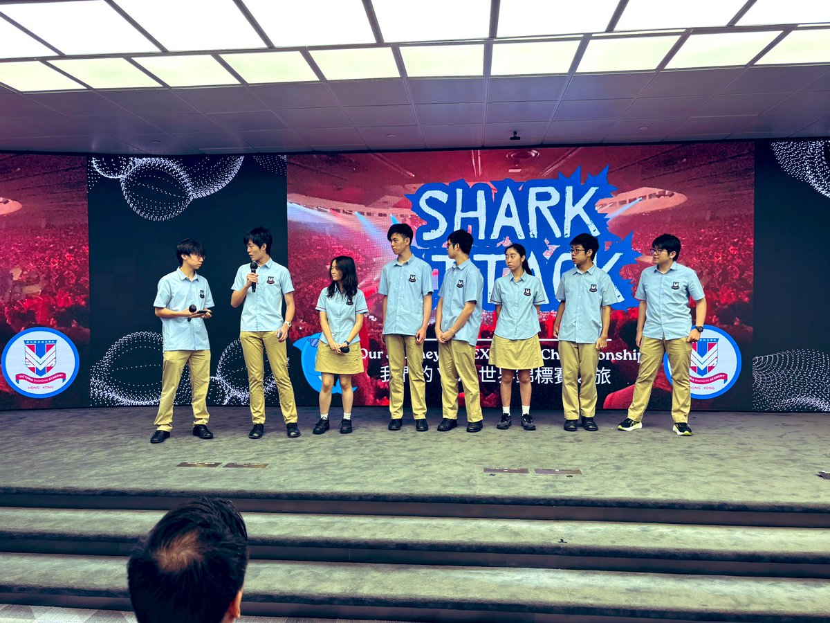 VSA’s Shark Attack Received the ‘Excellence Award’ trophy this Saturday! 

The Award is the highest award presented in the HK Competition. This award is presented to a school or that exemplifies overall excellence in creating a high quality <a href="/VEXRobotics/">VEX Robotics</a> program