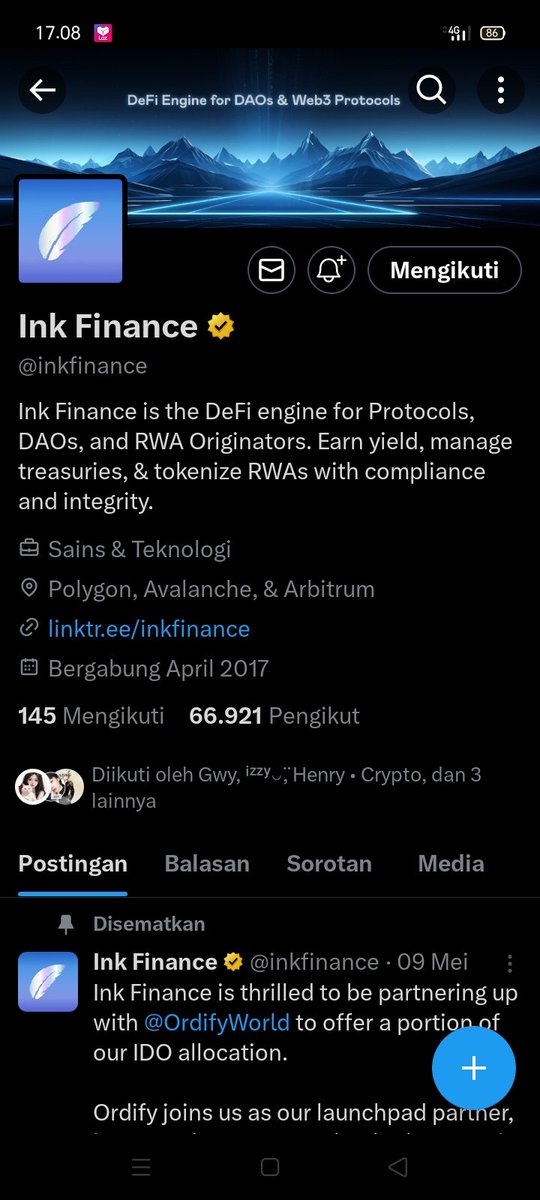 cngcut31's tweet photo. @AlmiraCrypto @inkfinance Done https://t.co/n0TaqQMrnP