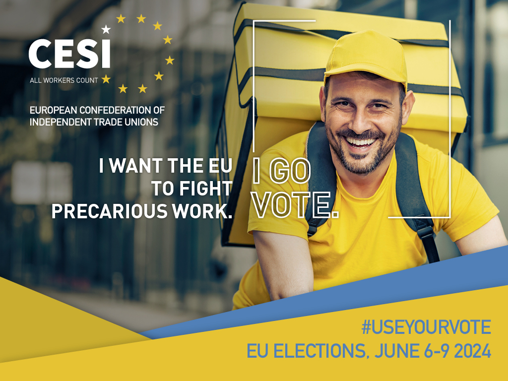 CESIunions's tweet photo. ✅For the teacher
✅For the platform worker
✅For the nurse
✅For the firefighter
✅For EVERY worker
In the upcoming elections, #UseYourVote, because #AllWorkersCount
#WeEP24 https://t.co/a4c3jVh6Fz