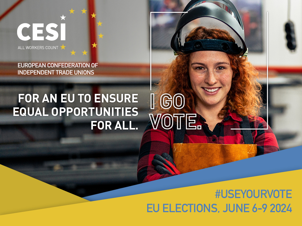 CESIunions's tweet photo. ✅For the teacher
✅For the platform worker
✅For the nurse
✅For the firefighter
✅For EVERY worker
In the upcoming elections, #UseYourVote, because #AllWorkersCount
#WeEP24 https://t.co/a4c3jVh6Fz