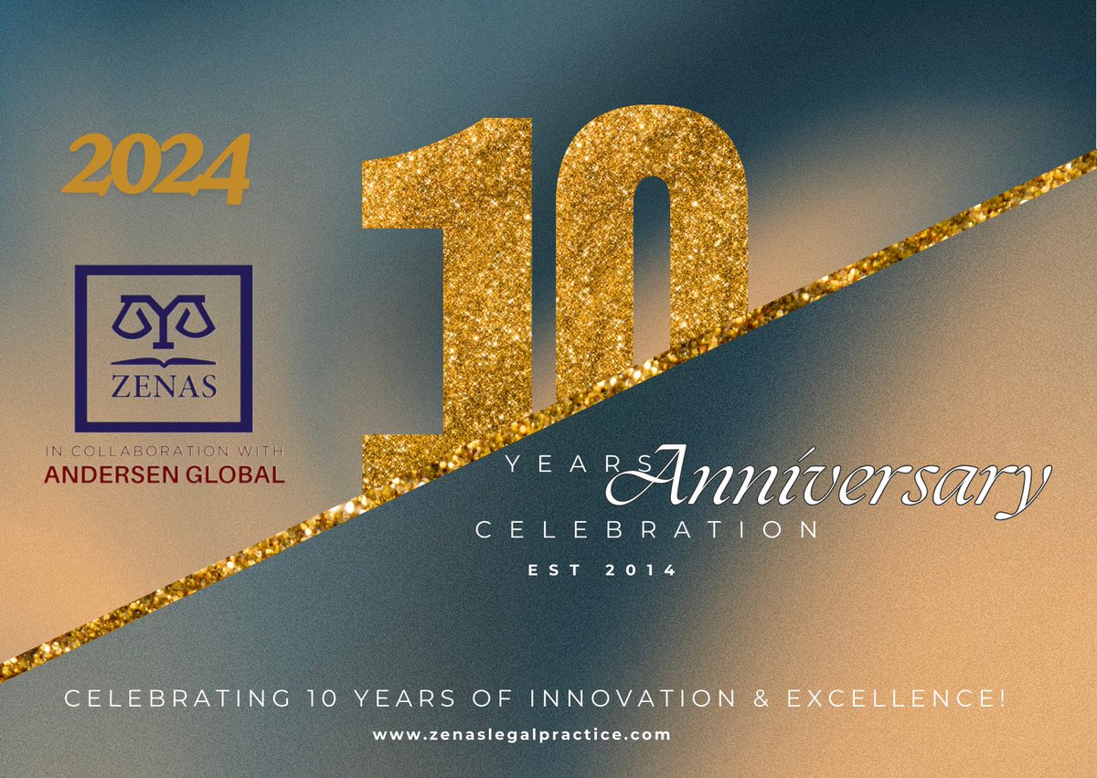 LegalZenas's tweet photo. 🎉 Celebrating 10 Years of Legal Excellence! 🎉

A decade of dedication, resilience, and unwavering commitment to justice! Today, we at Zenas Law Firm are overjoyed to mark our 10th anniversary.

#ZenasLaw10Years #LegalExcellence #CelebratingMilestones https://t.co/Df0h49B3Uu