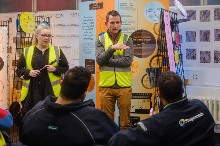 March-May Night Club has trained over 800 bus drivers &amp; garage staff for 6 operators in London, working in partnership with <a href="/TfL/">TfL</a>. These vital shift workers keep our city moving &amp; they learned a range of practical tips to improve their sleep and tackle fatigue #TheForgottenShift