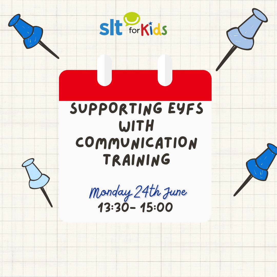 Many services are finding that there are more children in early years that are at an earlier stage of communication or have signs of additional needs but don’t have a diagnosis

Join us for our latest training session - LINK IN BIO

 #SLTForKids  #EYFSInTheClassroom