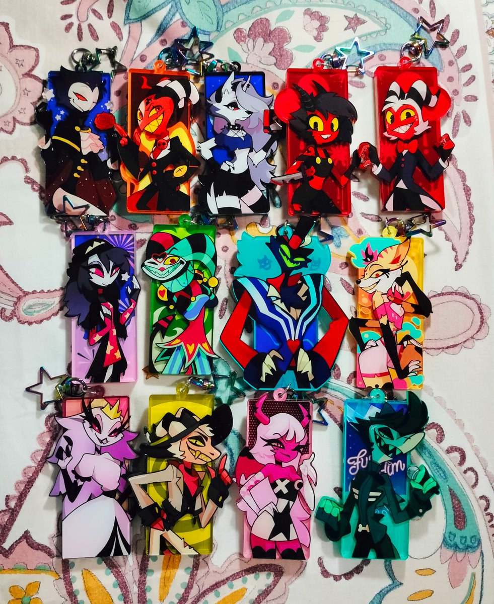 🔥WORLD HAZBIN HOTEL AND HELLUVA BOSS GIVEAWAY!🔥
⭐RT + Follow
⭐Giveaway closes 31 June
⭐The winner will receive three 3D keychains of their choice!!! 

Good luck!

 #HazbinHotel #helluvaboss
