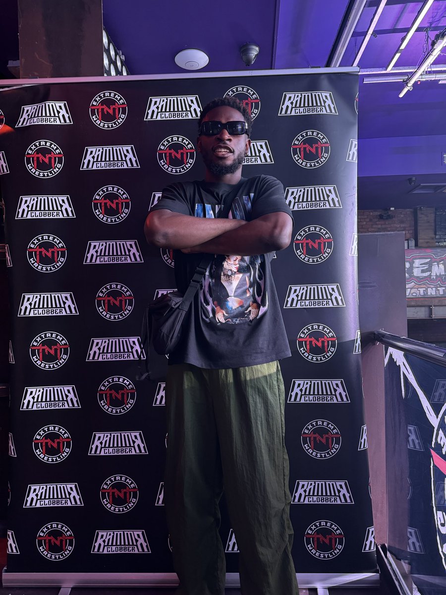 Kurothekidd's tweet photo. 𝐓𝐇𝐄 𝐇𝐘𝐏𝐄 𝐈𝐒 𝐑𝐄𝐀𝐋. 

First time in @TNTExtremeWres and it was a lovely and marquee moment for me thanks to the fans and the crew for the warm welcome and big s/o to @DEREISS_ for our match truly is the #NewGoldStandard of british wrestling. 🧩

#mrhype #hypesteppers https://t.co/JliPlUhNIg