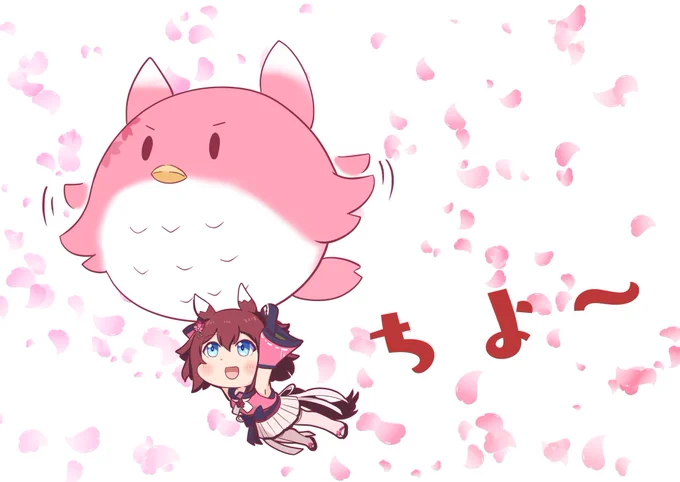 #作画カロリーの低い作品を上げようぜチヨノちゃんはなんでとぶん〜? 