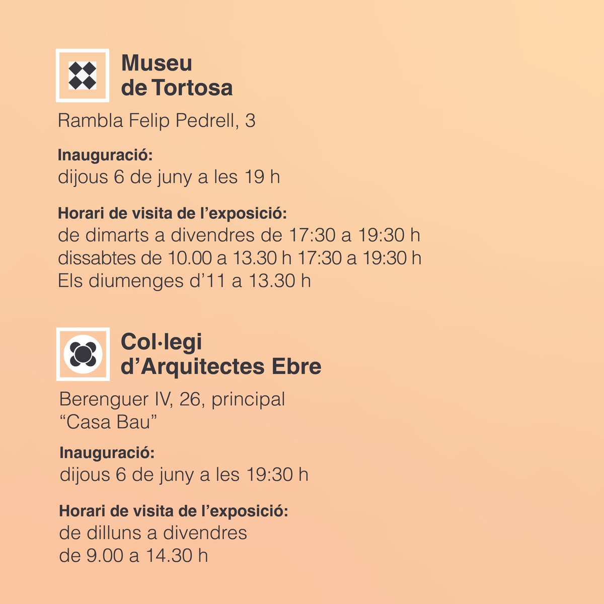 COAC_Ebre's tweet photo. No us perdeu "Fokus" l'exposició dels alumnes del Taller de Ceràmica de l'Escola d'Art i Cultura que podeu veure a partir del 6 de juny al Museu de #Tortosa i a la nostra Seu del #COACEbre
La inauguració serà el dijous 6 a les 19 h al Museu i a les 19,30 h al COAC 
Us esperem! https://t.co/G9MyuSvBKe