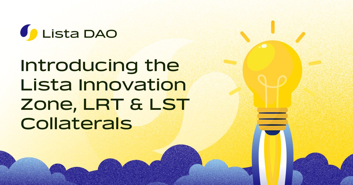 lista_dao's tweet photo. 🚀 Expanding our Innovation Zone!

🔍 @lista_dao is seeking passionate LSTs and LRTs.
🌐 Are you ready to revolutionize DeFi with us?
💼 Join our mission. Let's Build together! https://t.co/gG0iqNTyHU