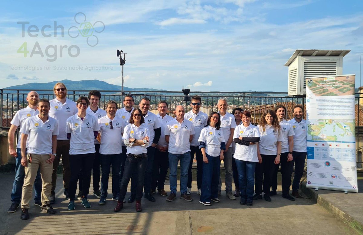 Tech4Agro (@tec4agro) on Twitter photo Final meeting of <a href="/Dati2021/">DATI_2021</a> project <a href="/PrimaProgram/">PRIMA Program Mediterranean Partnership 🇪🇺</a> in Florence 🇮🇹. Time to wrap up and last deliverables! Thanks <a href="/TechAgriculture/">CNR TechAgriculture</a> for this great collaborations between #Mediterranean research groups! Save water for irrigation? Yes we can! #digitalagriculture #precisionirrigation Final meeting of <a href="/Dati2021/">DATI_2021</a> project <a href="/PrimaProgram/">PRIMA Program Mediterranean Partnership 🇪🇺</a> in Florence 🇮🇹. Time to wrap up and last deliverables! Thanks <a href="/TechAgriculture/">CNR TechAgriculture</a> for this great collaborations between #Mediterranean research groups! Save water for irrigation? Yes we can! #digitalagriculture #precisionirrigation