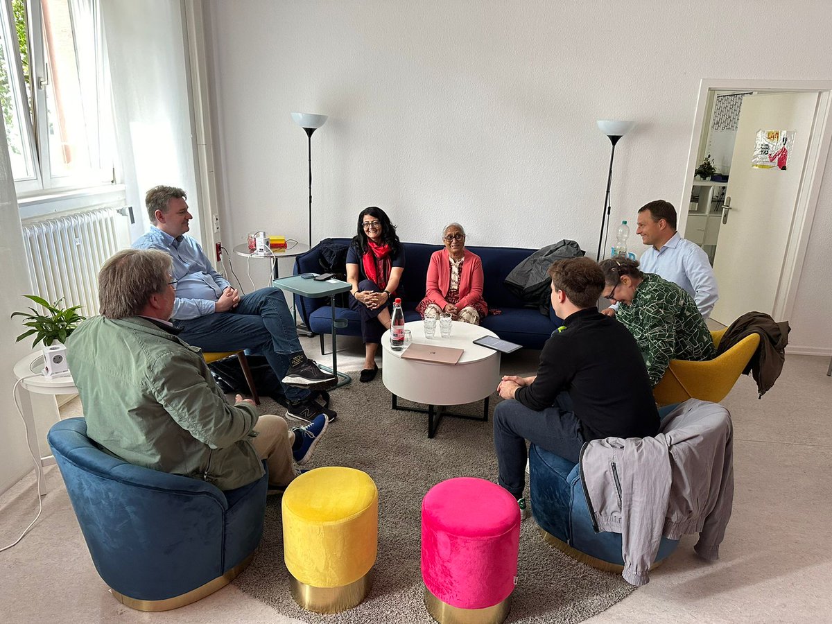 Wrapped up our European visit with a great discussion with Adivasi-Koordination Deutschland. Trupti &amp; Ambrish Mehta from ARCH, who helped 60,000 tribals secure land rights. We explored ways to strengthen our efforts in tribal advocacy. #India #Germany <a href="/zoe_ekhn_ekkw/">Ulrike Bohländer</a>