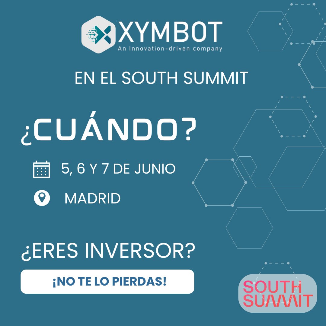 Xymbot Ltd. (@xymbot) on Twitter photo ¡Xymbot va al South Summit!
¿Nuestro objetivo? 🚀¡Conectar con inversores que compartan nuestra visión, y estén listos para impulsar nuestra innovación al siguiente nivel!
Echa un vistazo👀xymbot.com
¡Nos vemos en el #SouthSummit! By <a href="/GBeruvides/">Gerardo Beruvides</a> ¡Xymbot va al South Summit!
¿Nuestro objetivo? 🚀¡Conectar con inversores que compartan nuestra visión, y estén listos para impulsar nuestra innovación al siguiente nivel!
Echa un vistazo👀xymbot.com
¡Nos vemos en el #SouthSummit! By <a href="/GBeruvides/">Gerardo Beruvides</a>