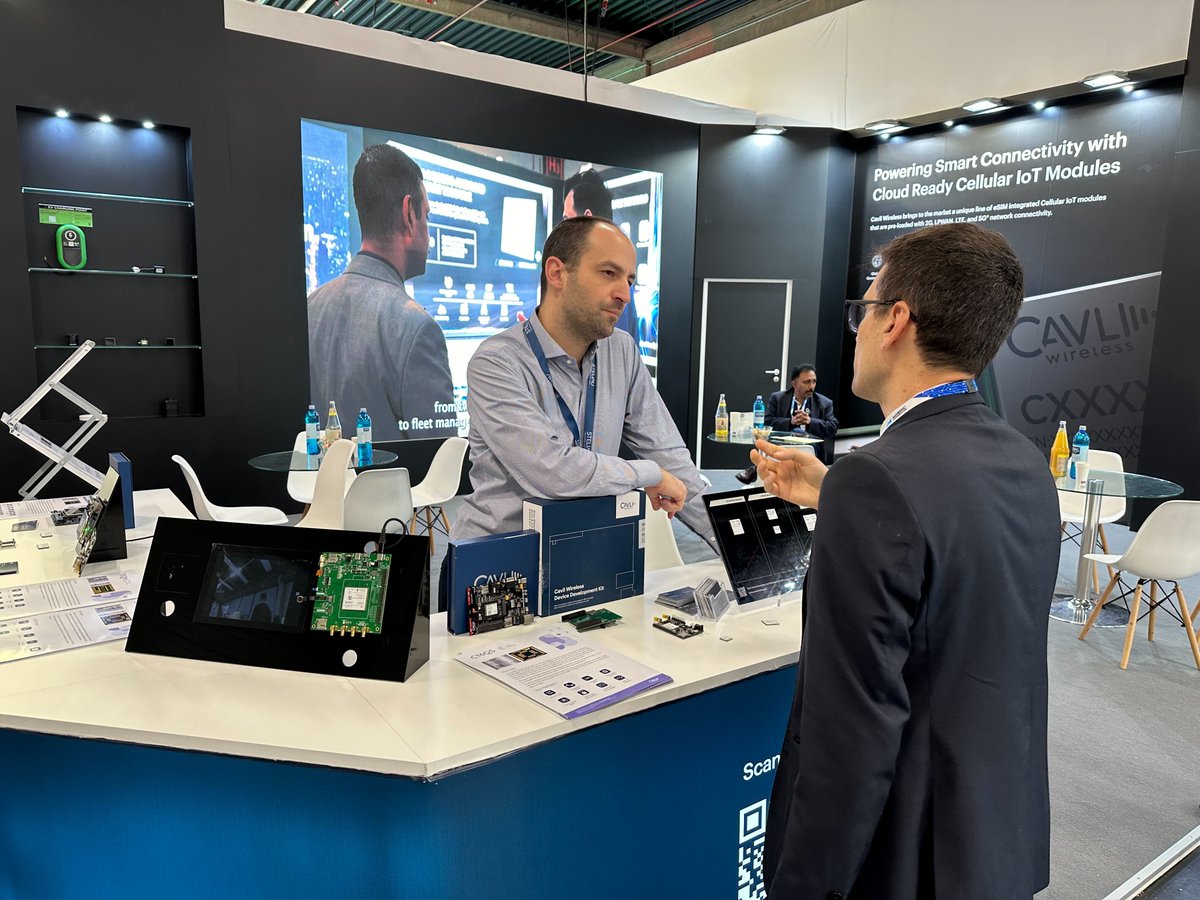 cavliwireless's tweet image. 🚀 Throwback to Cavli Wireless at Embedded World 2024 in Nuremberg! We unveiled our 5G RedCap cellular IoT module, CQM220. Ready to transform Industry 4.0, Smart Cities, and Asset Tracking with top data throughput and GNSS capabilities.
#embeddedworld2024 #CavliWireless #5G #IoT