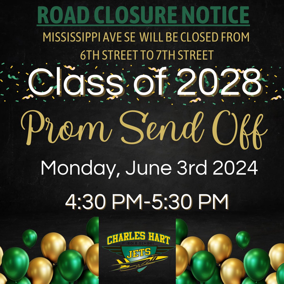 We will be celebrating the Class of 2028 all week! Our time with them is winding down. 
It will be Legendary 🖤💚💛