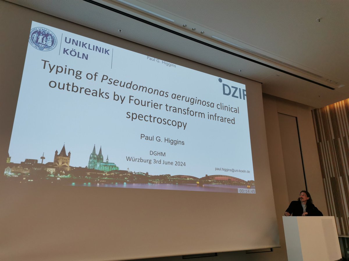Great talk by <a href="/docpolski/">paul g higgins</a> about typing using FT-IRS at #DGHM2024
 <a href="/UKKoeln/">Uniklinik Köln</a> <a href="/DZIFBonnKoeln/">DZIF Bonn-Köln</a>