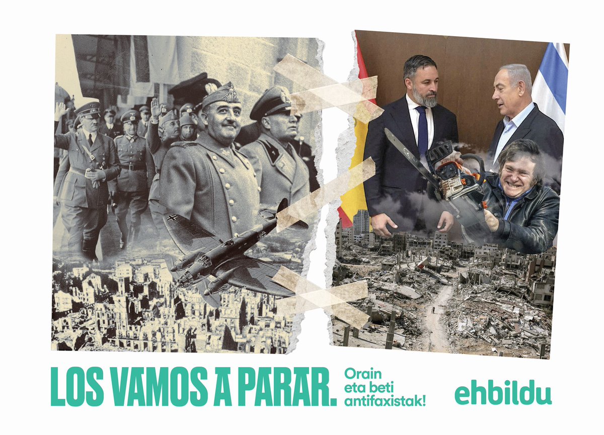 LOS VAMOS A PARAR.

Orain eta beti antifaxistak! #OrainErrepublikak ✊