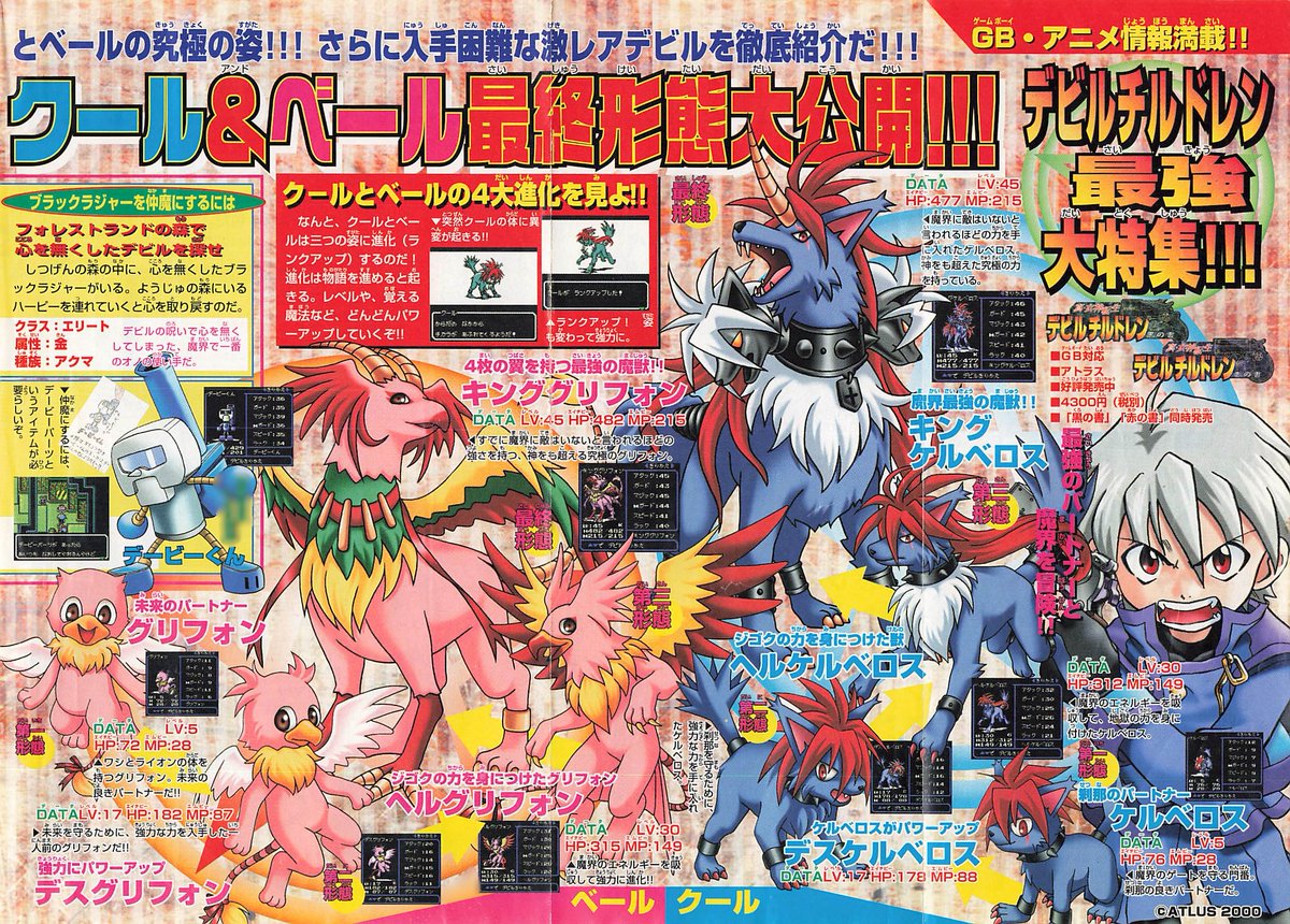 コミックボンボン懐かし情報局♪第50回 2001年2月号 デビルチルドレン