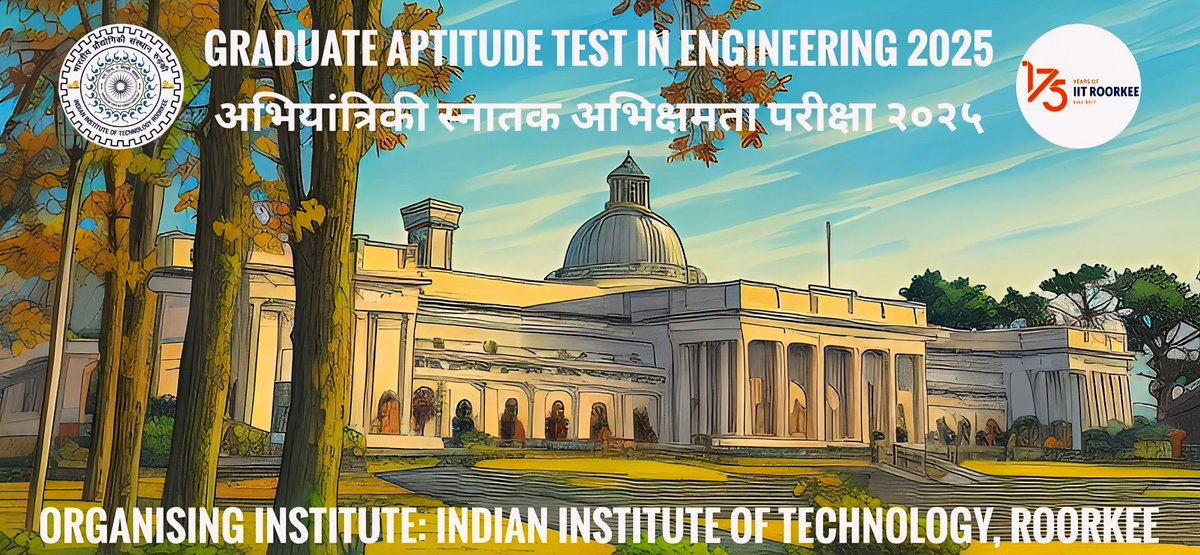 GATE2025IITR's tweet photo. https://t.co/m2vEN323YT