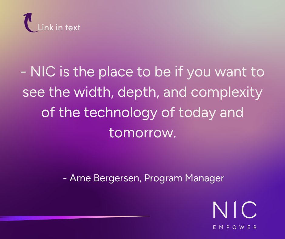 For the 12th time, we are proud to organize our conference with top rated speakers here in Oslo from November 13th to 15th!

Remember to get your Early bird tickets, which are available until September 13th! Get your tickets here: nicconf.com/2024/tickets
#nicempower #nic2024