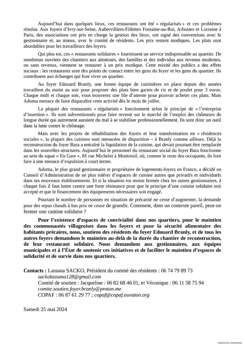 Pour la sauvegarde des cantines collectives des foyers de la ville de montreuil , signez la pétition ! 
chng.it/tFVPQyCnSz