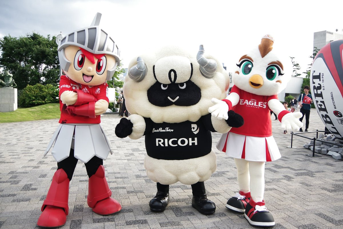 RICOH_BlackRams's tweet photo. 5月26日(日)、#国立競技場 にて #LeagueOne 2023-24 プレーオフ決勝戦前に行われた『#リーグワンマスコット総選挙 結果発表』に #ラムまる が参加いた���ました🐏

ご投票・応援いただきありがとうございました🏴✨
来年は #ラムまる王座奪還 を掲げて精進してまいります🔥

🔗https://t.co/lGeki9xvJl https://t.co/alScbN4Nv7