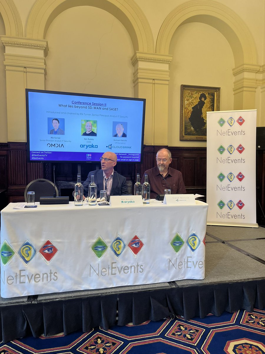 NetEvents (@neteventstv) on Twitter photo Ken Rutsky <a href="/AryakaNetworks/">Aryaka Networks</a> and Graham Melville <a href="/Cloudbrink_inc/">Cloudbrink</a> agree that #AI will have two impacts: under the hood making the #network more efficient but also enabling the #security and performance that AI applications will need. Ken Rutsky <a href="/AryakaNetworks/">Aryaka Networks</a> and Graham Melville <a href="/Cloudbrink_inc/">Cloudbrink</a> agree that #AI will have two impacts: under the hood making the #network more efficient but also enabling the #security and performance that AI applications will need.