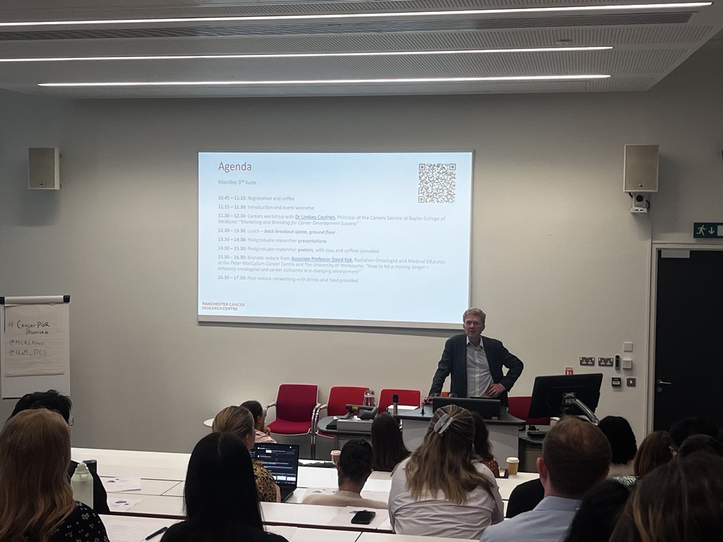 Today we’re celebrating our #PhD researchers at the MCRC-<a href="/UoM_DCS/">Division of Cancer Sciences</a> #CancerPGRShowcase 🔬🧑‍🔬

We’re excited for two days of keynote talks, posters and presentations from our clinical and non-clinical postgraduate researchers showcasing their incredible work. 🧵